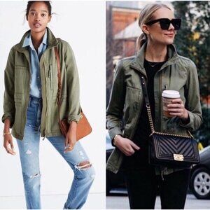MADEWELL Fleet Utility Military Desert Olive Green Womens Jacket XS